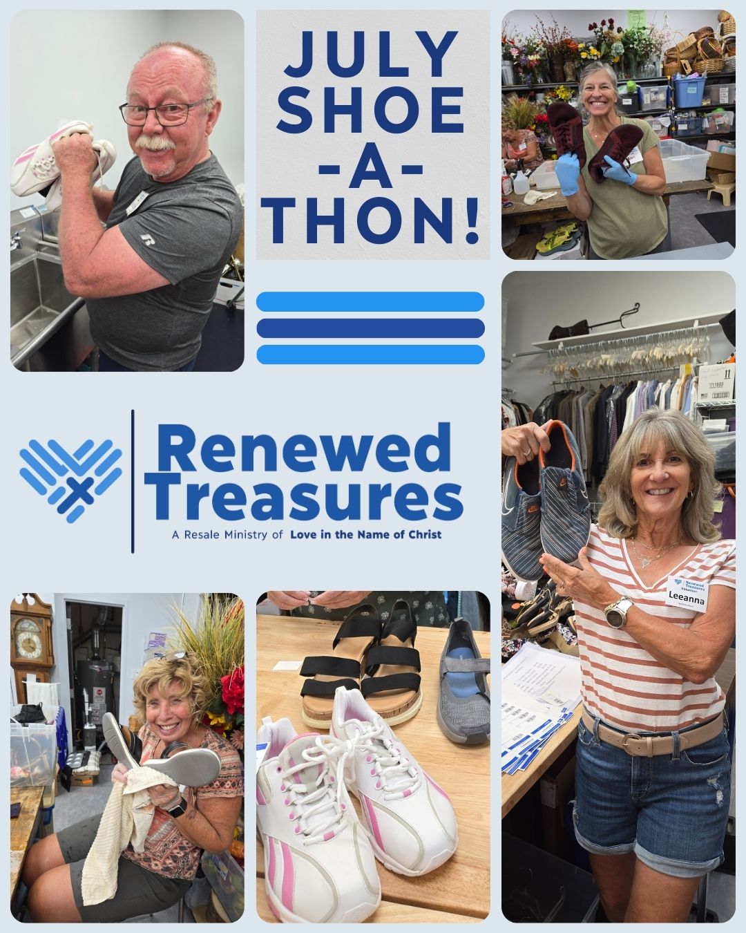 Shoe-a-Thon Renewed Treasures July2025